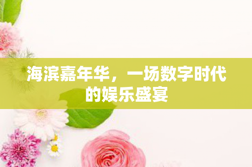 海滨嘉年华,一场数字时代的娱乐盛宴 海滨嘉年华,一场数字时代的娱乐盛宴