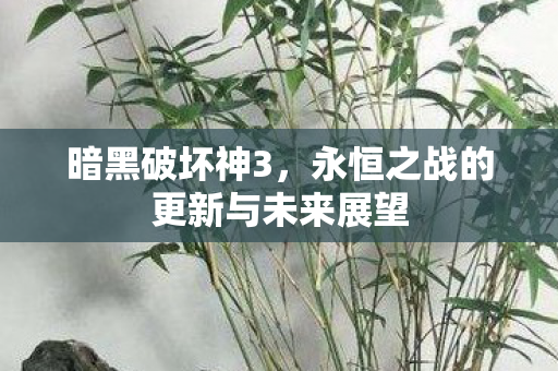 暗黑破坏神3,永恒之战的更新与未来展望 暗黑破坏神3,永恒之战的更新与未来展望
