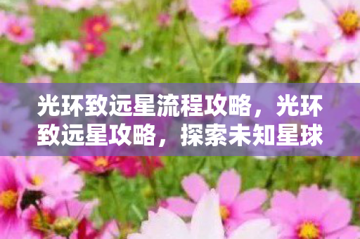光环致远星流程攻略，光环致远星攻略，探索未知星球，成为星际战士