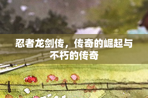 忍者龙剑传，传奇的崛起与不朽的传奇