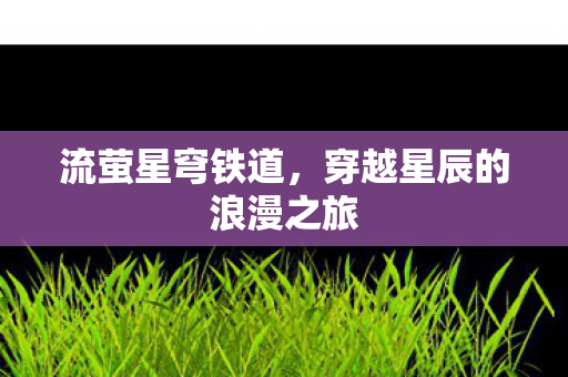 流萤星穹铁道，穿越星辰的浪漫之旅