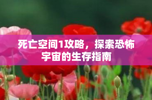 死亡空间1攻略，探索恐怖宇宙的生存指南