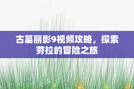 古墓丽影9视频攻略，探索劳拉的冒险之旅