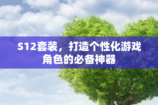 S12套装，打造个性化游戏角色的必备神器