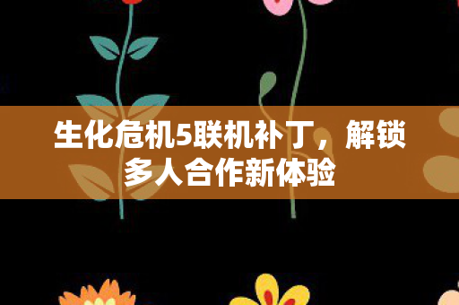 生化危机5联机补丁，解锁多人合作新体验