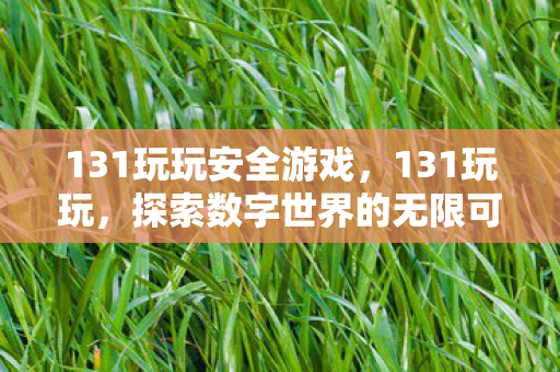 131玩玩安全游戏，131玩玩，探索数字世界的无限可能