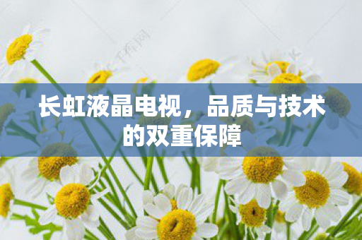 长虹液晶电视，品质与技术的双重保障