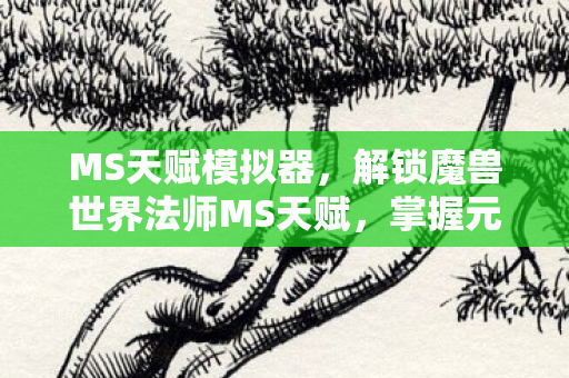 MS天赋模拟器，解锁魔兽世界法师MS天赋，掌握元素之力，成为战场主宰