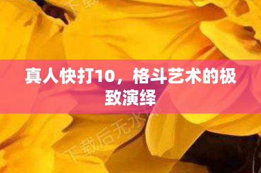 真人快打10，格斗艺术的极致演绎