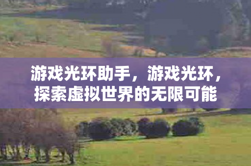 游戏光环助手，游戏光环，探索虚拟世界的无限可能