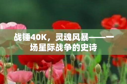 战锤40K，灵魂风暴——一场星际战争的史诗