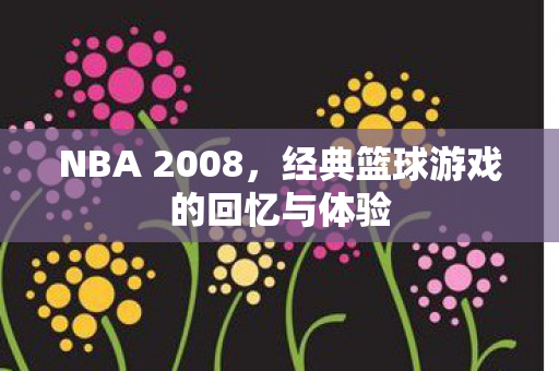 NBA 2008，经典篮球游戏的回忆与体验