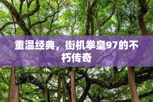 重温经典，街机拳皇97的不朽传奇
