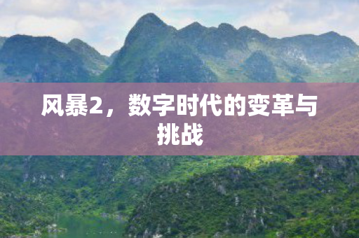 风暴2，数字时代的变革与挑战