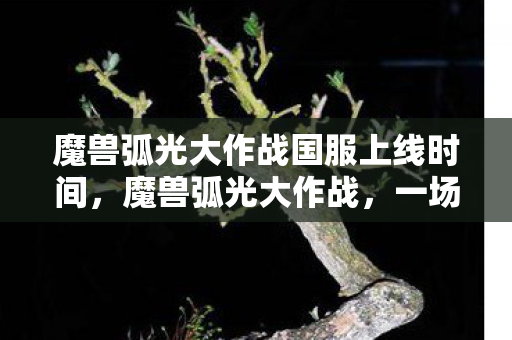 魔兽弧光大作战国服上线时间，魔兽弧光大作战，一场跨时代的战略盛宴