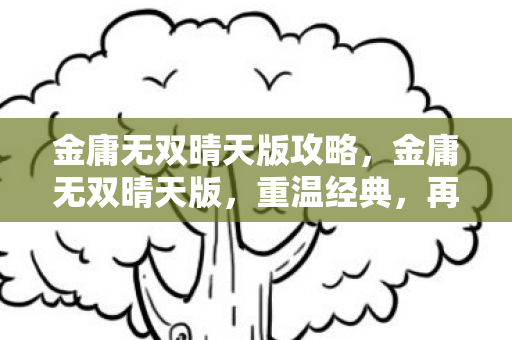 金庸无双晴天版攻略，金庸无双晴天版，重温经典，再续武侠梦