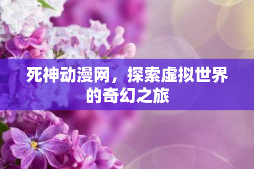 死神动漫网，探索虚拟世界的奇幻之旅