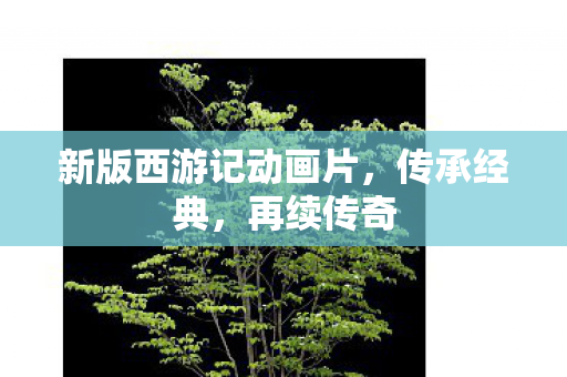 新版西游记动画片，传承经典，再续传奇