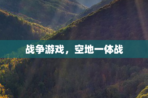 战争游戏，空地一体战