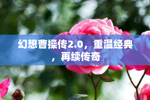 幻想曹操传2.0，重温经典，再续传奇