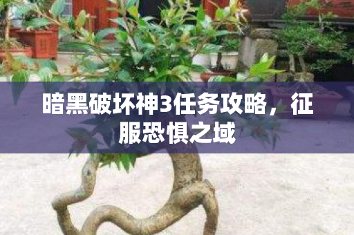 暗黑破坏神3任务攻略，征服恐惧之域