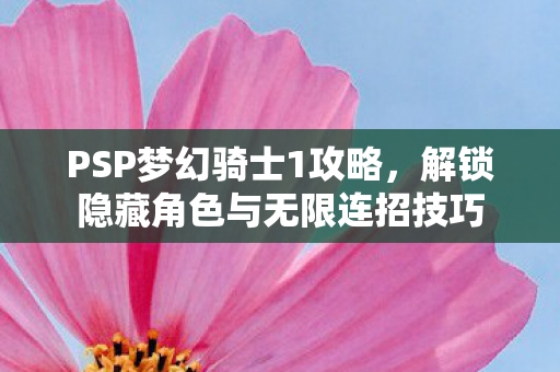 PSP梦幻骑士1攻略，解锁隐藏角色与无限连招技巧