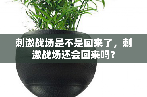 刺激战场是不是回来了，刺激战场还会回来吗？