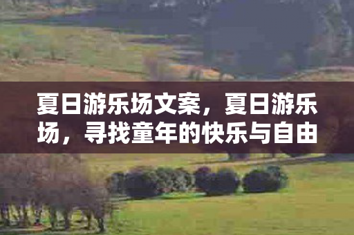 夏日游乐场文案，夏日游乐场，寻找童年的快乐与自由
