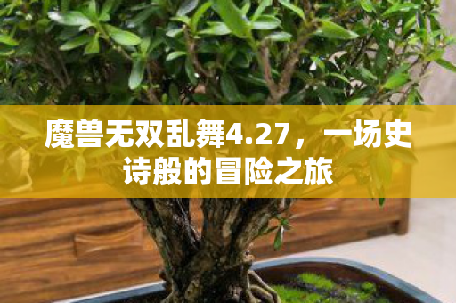 魔兽无双乱舞4.27，一场史诗般的冒险之旅