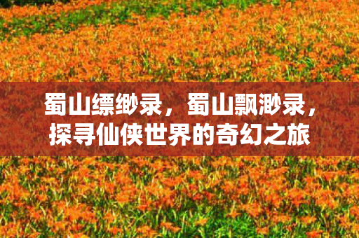 蜀山缥缈录，蜀山飘渺录，探寻仙侠世界的奇幻之旅