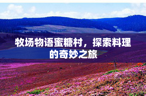 牧场物语蜜糖村，探索料理的奇妙之旅