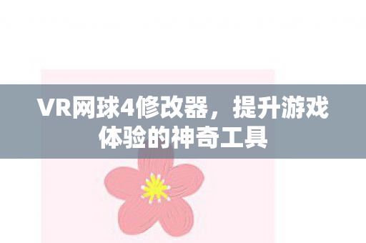 VR网球4修改器，提升游戏体验的神奇工具