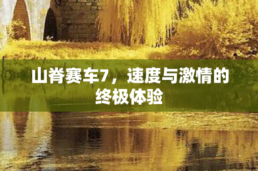 山脊赛车7，速度与激情的终极体验