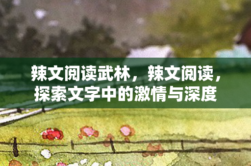 辣文阅读武林，辣文阅读，探索文字中的激情与深度