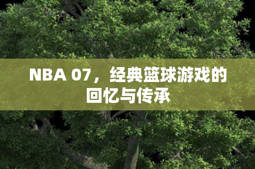 NBA 07，经典篮球游戏的回忆与传承
