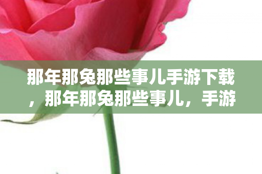 那年那兔那些事儿手游下载，那年那兔那些事儿，手游中的回忆与感动