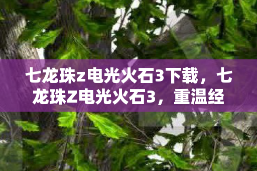 七龙珠z电光火石3下载,七龙珠Z电光火石3,重温经典,感受战斗激情 七龙珠z电光火石3下载,七龙珠Z电光火石3,重温经典,感受战斗激情