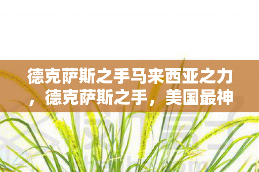 德克萨斯之手马来西亚之力,德克萨斯之手,美国最神秘的谋杀案之一 德克萨斯之手马来西亚之力,德克萨斯之手,美国最神秘的谋杀案之一