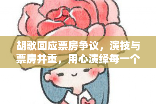 胡歌回应票房争议，演技与票房并重，用心演绎每一个角色