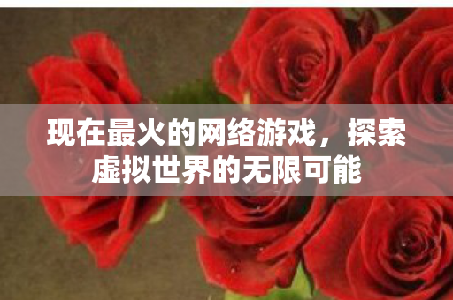 现在最火的网络游戏，探索虚拟世界的无限可能