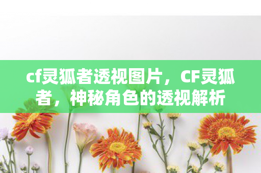cf灵狐者透视图片,CF灵狐者,神秘角色的透视解析 cf灵狐者透视图片,CF灵狐者,神秘角色的透视解析