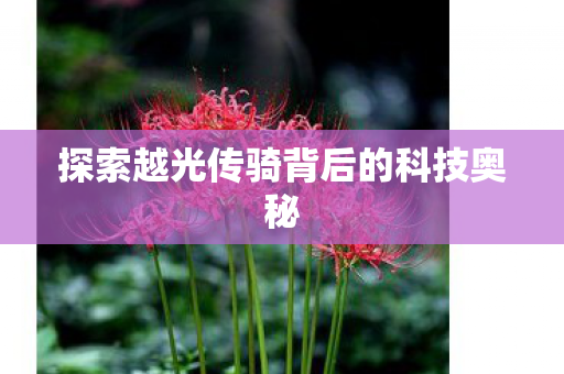 探索越光传骑背后的科技奥秘