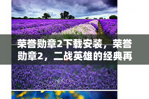 荣誉勋章2下载安装，荣誉勋章2，二战英雄的经典再现