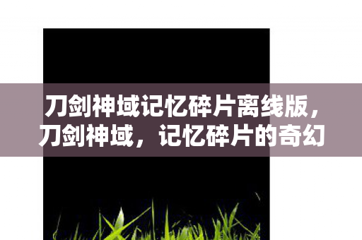 刀剑神域记忆碎片离线版，刀剑神域，记忆碎片的奇幻之旅