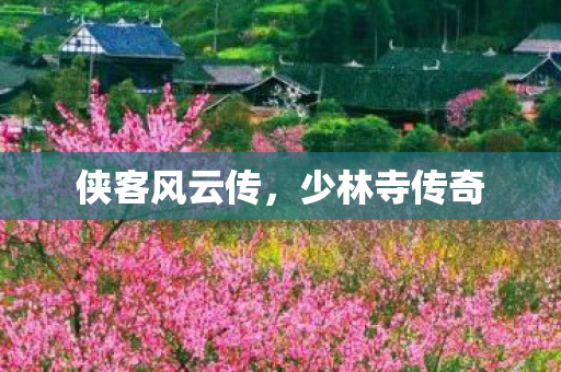 侠客风云传，少林寺传奇