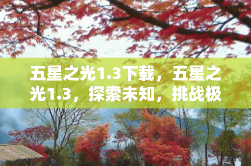 五星之光1.3下载，五星之光1.3，探索未知，挑战极限
