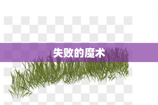失败的魔术