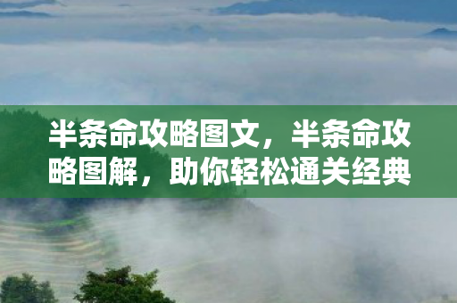 半条命攻略图文，半条命攻略图解，助你轻松通关经典游戏