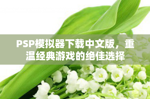 PSP模拟器下载中文版,重温经典游戏的绝佳选择 PSP模拟器下载中文版,重温经典游戏的绝佳选择