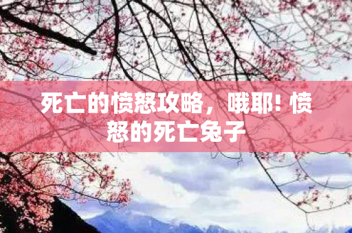 死亡的愤怒攻略，哦耶! 愤怒的死亡兔子
